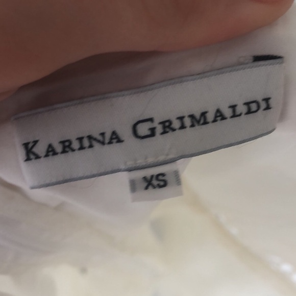 White lace halter dress - Karina Grimaldi XS - Picture 7 of 7